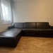 Schlafsofa aus dunklem Leder - Bild 1