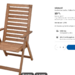 Gartentisch & -Stuhl aus Holz, noch neu verpackt - Bild 1