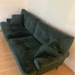 Schönes dunkelgrünes Sofa aus Samt  - Bild 2