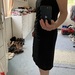Elegantes Kleines Schwarzes mit Raffung Gr. 42 - Bild 1