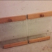2 kleine Glastüren mit Holzrahmen - Bild 2