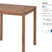 Gartentisch & -Stuhl aus Holz, noch neu verpackt - Bild 2