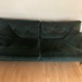 Schönes dunkelgrünes Sofa aus Samt  - Bild 4