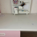 IKEA SMASTAD Hochbett weiß rosa pink Schreibtisch - Bild 4