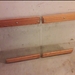 2 kleine Glastüren mit Holzrahmen - Bild 1