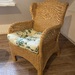 Rattan-Tisch u. Stuhl, RETRO  - Bild 3
