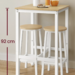 VASAGLE Bartisch und 2 Barhocker Set Top Zustand - Bild 1