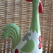 großer bunter Keramik-Hahn 24 cm - Bild 1