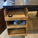 Alter Massivholz Schreibtisch Braun - Bild 6
