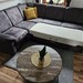 Ecksofa mit Couchtisch und Pouf 350VB - Bild 3