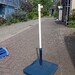 Sonnenschirm blau mit Ständer und Schutzhülle - Bild 3