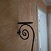 Wand -Kerzenleuchter Schmiedeeisen - Bild 1