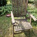 Holz Gartenstuhl - Bild 1