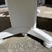 Großer Gartentisch weiß Kunststoff  - Bild 3