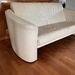 Sofa / Ledersofa creme-weiß - Bild 2