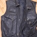 Neue schwarze LEDERWESTE Herren Bikerstil Gr. 50 - Bild 1