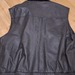 Neue schwarze LEDERWESTE Herren Bikerstil Gr. 50 - Bild 3
