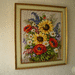 Bild Gestickt Sonnenblume 73x63cm - Bild 2
