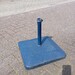 Sonnenschirm blau mit Ständer und Schutzhülle - Bild 1