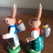 Erzgebirge Osterhase mit Kiepe - Bild 2