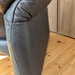 Ledersofa (3-Sitzer) in dunkelblau - Bild 4