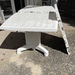 Großer Gartentisch weiß Kunststoff  - Bild 2