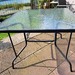 Terrassentisch Metall und Glas - Bild 1