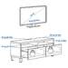 Ikea TV Bank BESTA mit zwei Schubladen  - Bild 4