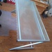 Schreibtisch Stahl (hellgrau) satiniertes Glas - Bild 3