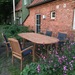 Teak-Gartentisch mit 4 Stühlen wie neu - Bild 5