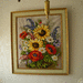 Bild Gestickt Sonnenblume 73x63cm - Bild 1