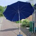 Sonnenschirm blau mit Ständer und Schutzhülle - Bild 5