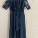nachtblaues Cocktailkleid neu, Gr M und Gr L  - Bild 1