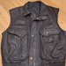 Neue schwarze LEDERWESTE Herren Bikerstil Gr. 50 - Bild 2