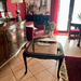 Couchtisch Chippendale Stil mit Glasplatte  - Bild 1
