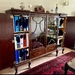 Schrank mit Glasvitrine Löwenfüße Barok Stil  - Bild 4