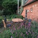 Teak-Gartentisch mit 4 Stühlen wie neu - Bild 1
