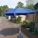 Sonnenschirm blau mit Ständer und Schutzhülle - Bild 4